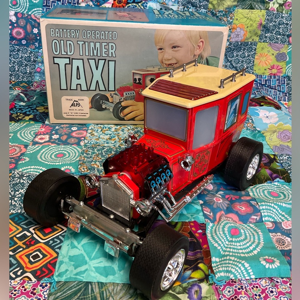 VINTAGE TOY TAXI/CAR  (SEARS ROEBUCK) NEW IN BOX!
